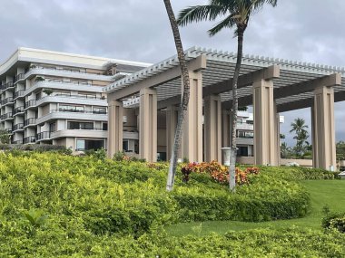 WAIKOLOA, HI - 23 AUG Hawaii 'deki Hilton Waikoloa Village Resort, 23 Ağustos 2021' de görüldüğü gibi.