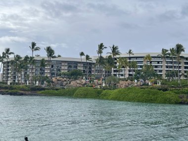 WAIKOLOA, HI - 23 AUG Hawaii 'deki Hilton Waikoloa Village Resort, 23 Ağustos 2021' de görüldüğü gibi.