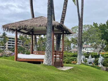 WAIKOLOA, HI - 23 AUG Hawaii 'deki Hilton Waikoloa Village Resort, 23 Ağustos 2021' de görüldüğü gibi.