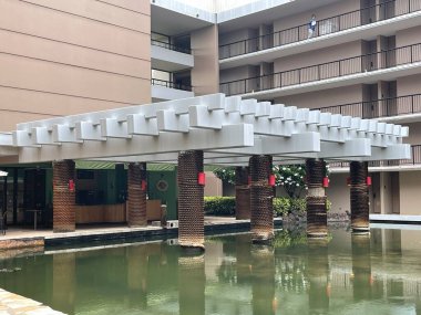 WAIKOLOA, HI - 23 AUG Hawaii 'deki Hilton Waikoloa Village Resort, 23 Ağustos 2021' de görüldüğü gibi.