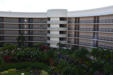 WAIKOLOA, HI - 23 AUG Hawaii 'deki Hilton Waikoloa Village Resort, 23 Ağustos 2021' de görüldüğü gibi.