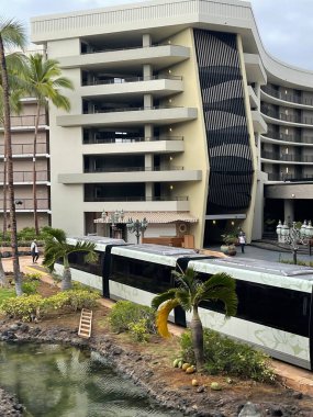 WAIKOLOA, HI - 23 AUG: Hawaii 'deki Hilton Waikoloa Village Resort' ta, 23 Ağustos 2021 'de görüldüğü gibi.