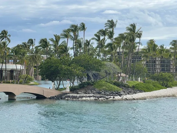 Waikoloa Aug Hawaii Deki Hilton Waikoloa Village Resort Ağustos 2021 — Stok fotoğraf