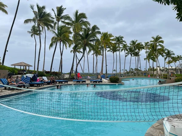 Waikoloa Aug Hawaii Deki Hilton Waikoloa Village Resort Ağustos 2021 — Stok fotoğraf