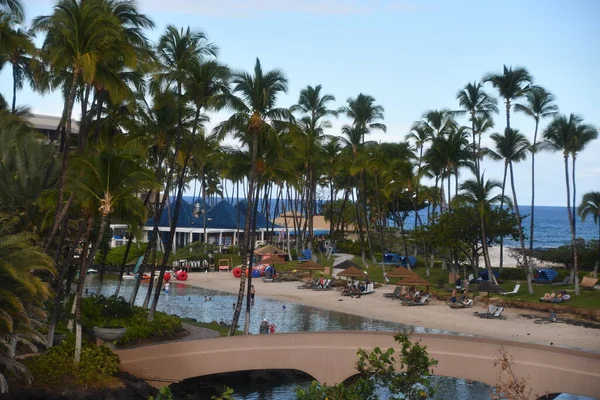 Waikoloa Aug Hilton Waikoloa Village Resort Big Island Havaí Como — Fotografia de Stock