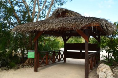 GRAND CAYMAN, CAYMAN ISLANDS - FEB 21: Childrens Garden at Queen Elizabeth II Botanic Park on the North Side of Grand Cayman in the Cayman Islands, as seen on Feb 21, 2022.