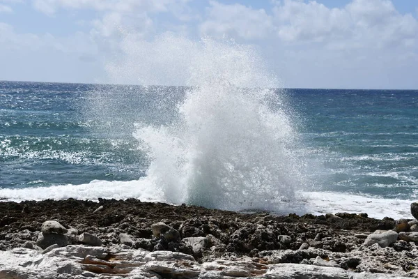 The Blowholes on the East End on Grand Cayman in the Cayman Islands