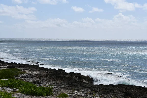 View of Caribbean Sea from the East End of Grand Cayman in the Cayman Islands