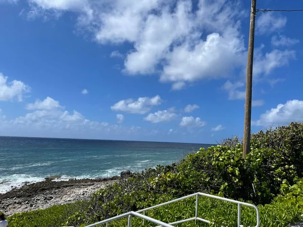 View of Caribbean Sea from the East End of Grand Cayman in the Cayman Islands