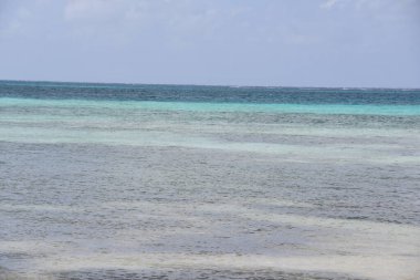 View from Rum Point on the North Side of Grand Cayman in the Cayman Islands