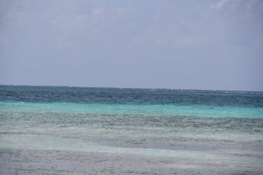 View from Rum Point on the North Side of Grand Cayman in the Cayman Islands
