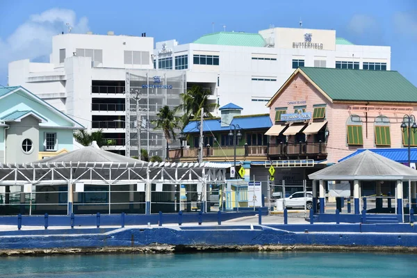 George Town Grand Cayman Feb Centrální Restaurace Kavárny Nákupy George — Stock fotografie