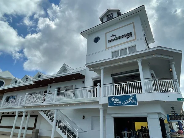 George Town Grand Cayman Février Restaurants Cafés Boutiques Centre Ville — Photo