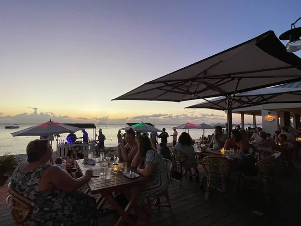 Grand Cayman Cayman Islands Feb Coccoloba Bar Kimpton Seafire Resort — Stock fotografie