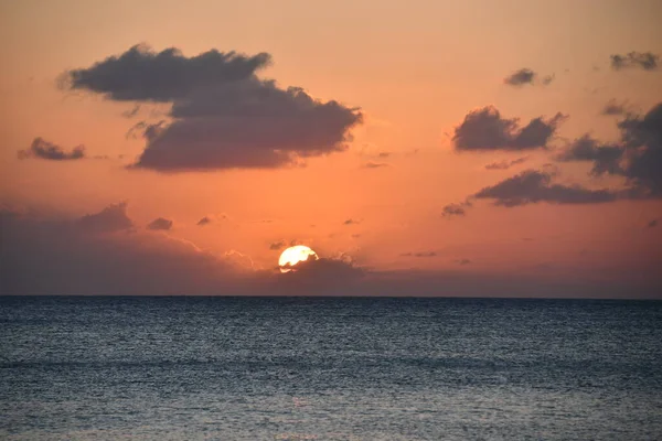 Sunset View Seven Mile Beach Grand Cayman Cayman Islands — Stock Photo, Image