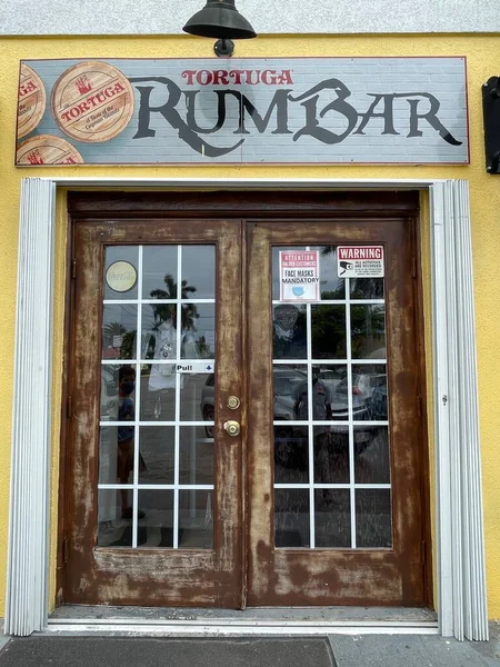 West Bay Garnd Cayman Feb Tortuga Rum Company Der West — Stockfoto