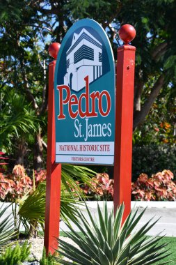 23 Şubat 2022 'de Cayman Adaları' ndaki Grand Cayman 'da Savannah' daki Pedro St James Şatosu 'nda görüldüğü gibi.