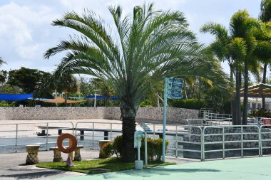 WEST BAY, CAYMAN ISLANDS - FEB 24: Cayman Turtle Centre in West Bay on the Cayman Islands, as seen on Feb 24, 2022.