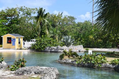 WEST BAY, CAYMAN ISLANDS - FEB 24: Cayman Turtle Centre in West Bay on the Cayman Islands, as seen on Feb 24, 2022.