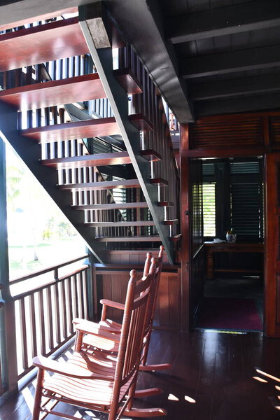 SAVANNAH, GRAND CAYMAN - FEB 23: The Great House at Pedro St James Castle in Savannah on Grand Cayman on the Cayman Islands, as seen on Feb 23, 2022.