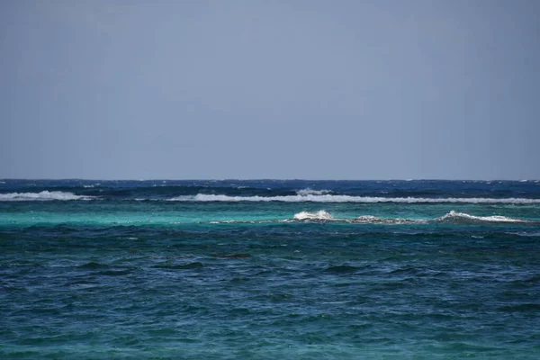 Zicht Vanaf Spotts Public Beach Grand Cayman Kaaimaneilanden — Stockfoto