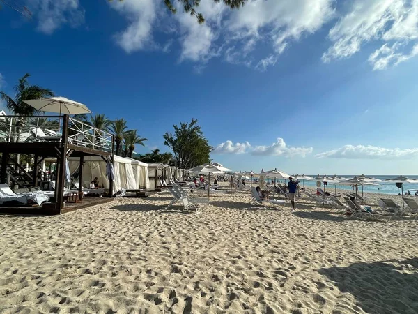 Grand Cayman Cayman Inseln Feb Pool Und Strand Westin Grand — Stockfoto