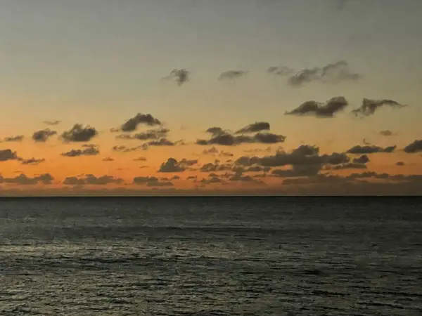 Zachód Słońca Kajmanach Kajmany — Zdjęcie stockowe