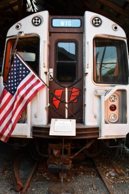 Doğu HAVEN CT - 15 Ağustos 2021 'de Doğu Haven, Connecticut' taki Shore Line Trolley Müzesi.