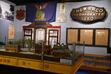 15 Ağustos 2021 'de Doğu Haven, Connecticut' taki Trolley Müzesi 'nin kıyı şeridi tomografisi.