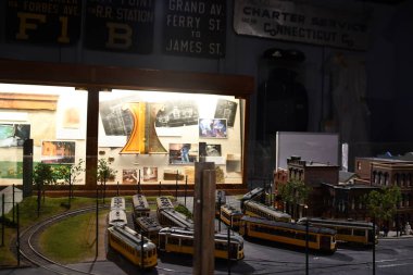 15 Ağustos 2021 'de Doğu Haven, Connecticut' taki Trolley Müzesi 'nin kıyı şeridi tomografisi.