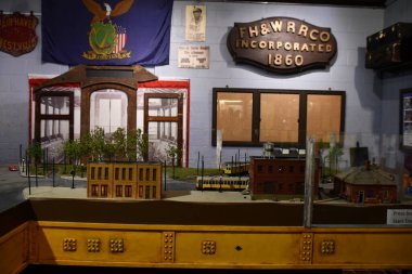 15 Ağustos 2021 'de Doğu Haven, Connecticut' taki Trolley Müzesi 'nin kıyı şeridi tomografisi.