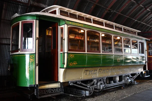 Doğu HAVEN CT - 15 Ağustos 2021 'de Doğu Haven, Connecticut' taki Shore Line Trolley Müzesi.