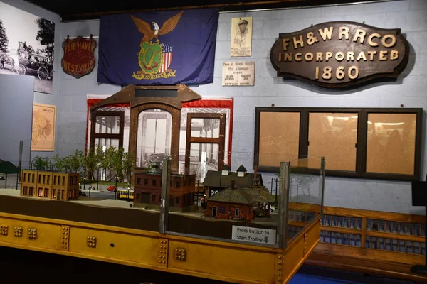 15 Ağustos 2021 'de Doğu Haven, Connecticut' taki Trolley Müzesi 'nin kıyı şeridi tomografisi.