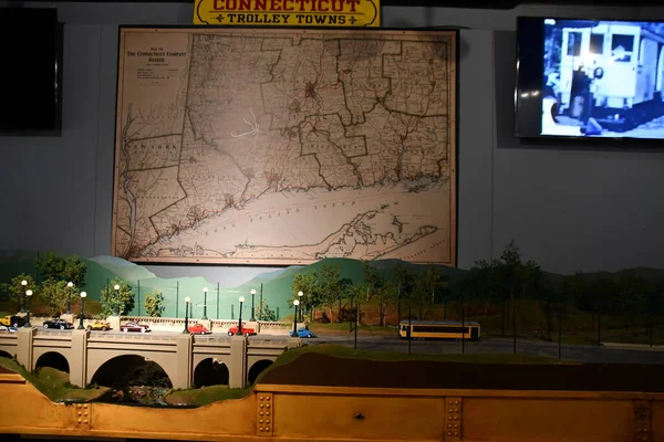 15 Ağustos 2021 'de Doğu Haven, Connecticut' taki Trolley Müzesi 'nin kıyı şeridi tomografisi.