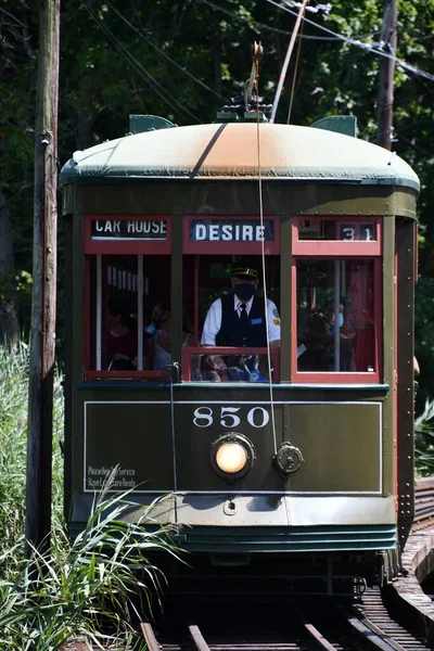 15 Ağustos 2021 'de Doğu Haven, Connecticut' taki Trolley Müzesi 'nin kıyı şeridi tomografisi.