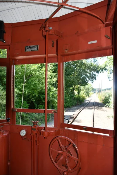 East Haven Aug Shoreline Trolley Museum East Haven Connecticut Seen — 图库照片