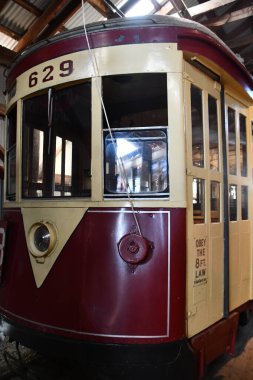 EAST HAVEN CT - AUG 15: Shoreline Trolley Museum in East Haven, Connecticut, as seen on Aug 15, 2021.