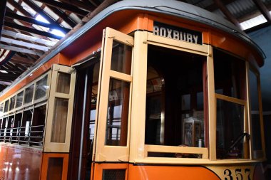 EAST HAVEN CT - AUG 15: Shoreline Trolley Museum in East Haven, Connecticut, as seen on Aug 15, 2021.