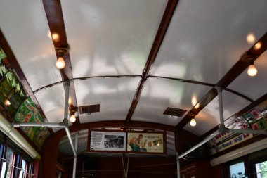 15 Ağustos 2021 'de Doğu Haven, Connecticut' taki Trolley Müzesi 'nin kıyı şeridi tomografisi.