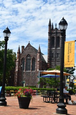 New Haven, Connecticut 'taki Christ Kilisesi, 15 Ağustos 2021' de görüldüğü gibi..