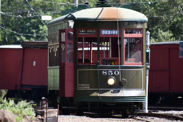 East Haven 8月15日 コネチカット州イースト ヘヴンのショアライン トロリーミュージアム 2021年8月15日 — ストック写真