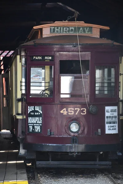 East Haven Aug Shoreline Trolley Museum East Haven Connecticut Seen — Stok Foto