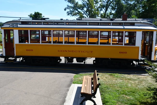 East Haven Srpna 2021 Shoreline Trolley Museum Východním Havenu Connecticutu — Stock fotografie