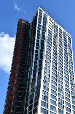 NEW YORK, NY - 18 SEP: 18 Eylül 2021 'de görüldüğü üzere Manhattan, New York City' deki binalar.