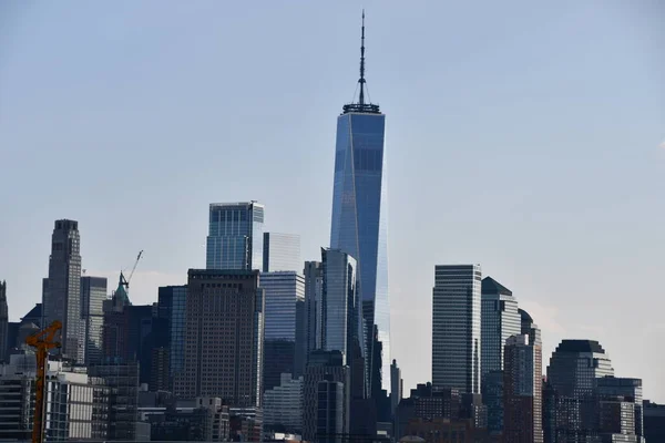 New York Settembre Edifici Manhattan New York Come Visto Settembre — Foto Stock