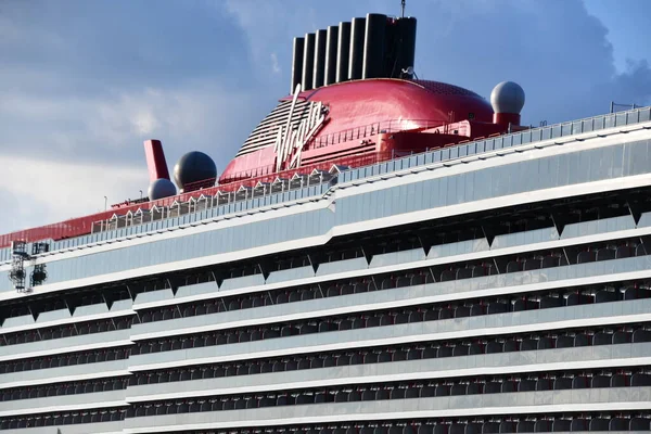 New York Sep Scarlet Lady Virgin Atlantic Adults Only Ship — Stock Photo, Image