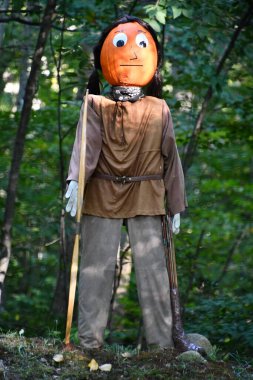 Pumpkintown The Ride in East Hampton, Connecticut, 3 Ekim 2022 'de görüldüğü gibi..