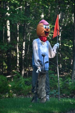 Pumpkintown The Ride in East Hampton, Connecticut, 3 Ekim 2022 'de görüldüğü gibi..