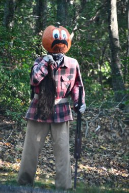 Pumpkintown The Ride in East Hampton, Connecticut, 3 Ekim 2022 'de görüldüğü gibi..