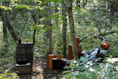 Pumpkintown The Ride in East Hampton, Connecticut, 3 Ekim 2022 'de görüldüğü gibi..